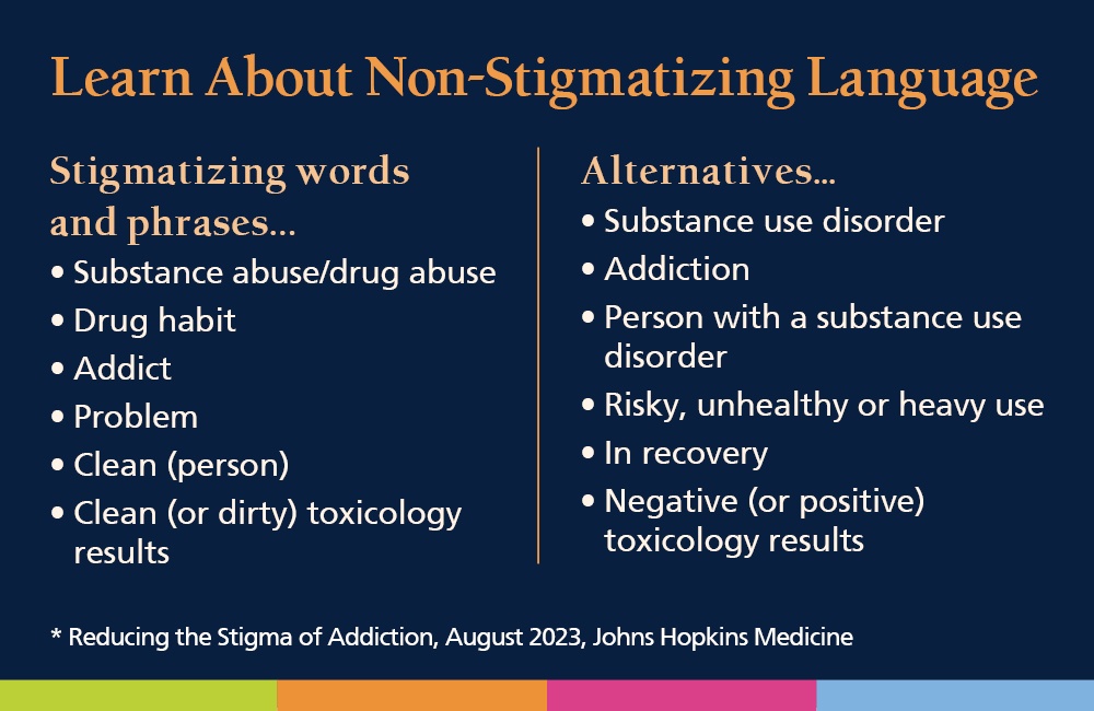 Learn About Non-Stigmatizing Language