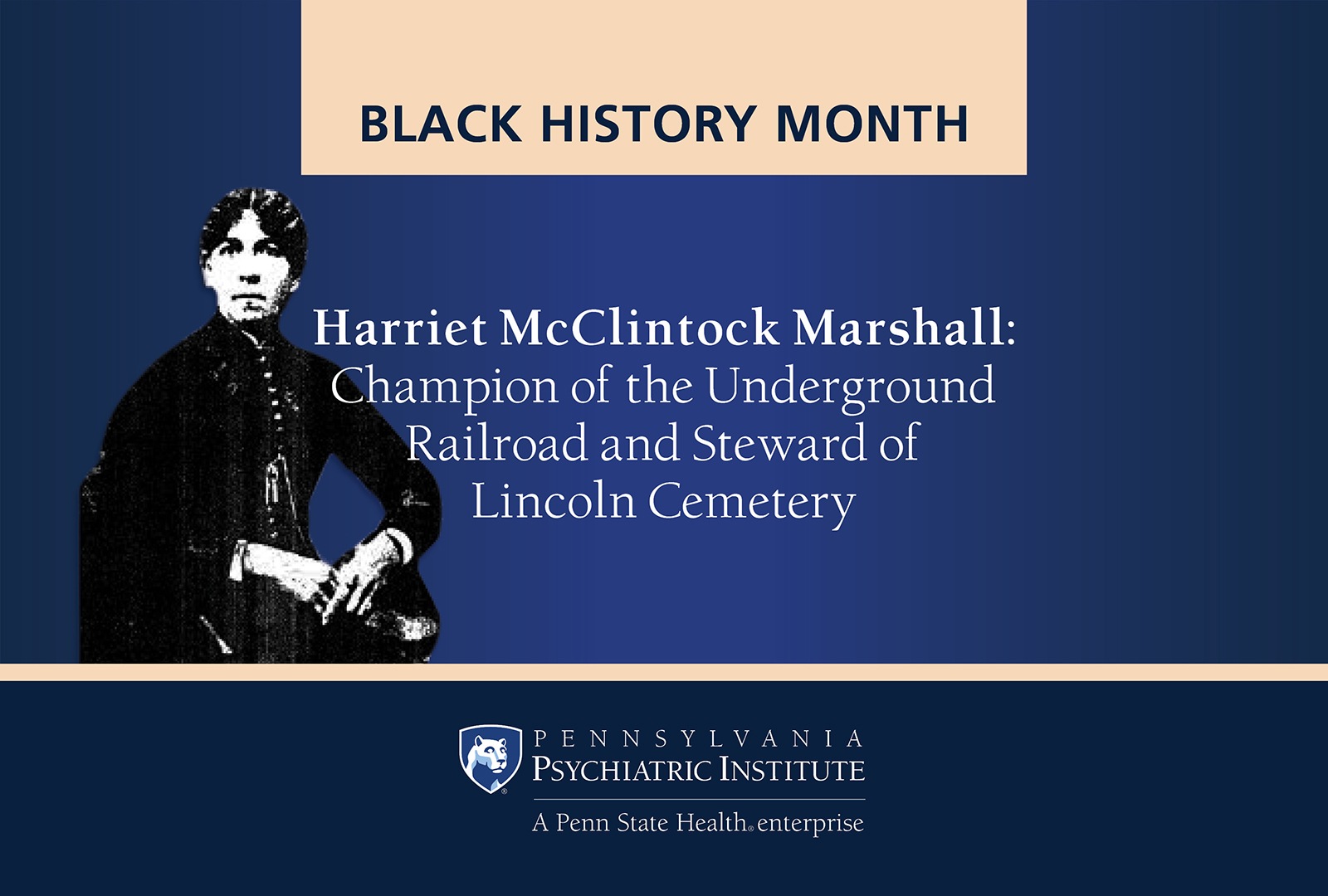 Black History Month. Harriet McClintock Marshall: Champion of the Underground Railroad and Steward of Lincoln Cemetery