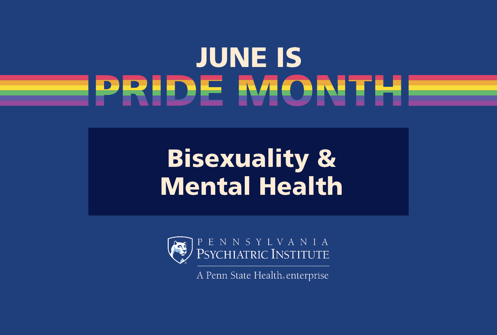 Bisexuality and Mental Health